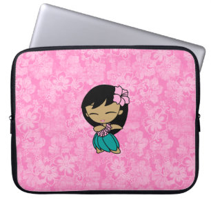 Protection Pour Ordinateur Portable Aloha le néoprène de ketmie de fille de danse