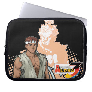Protection Pour Ordinateur Portable Alpha 3 Ryu et Akuma de Street Fighter