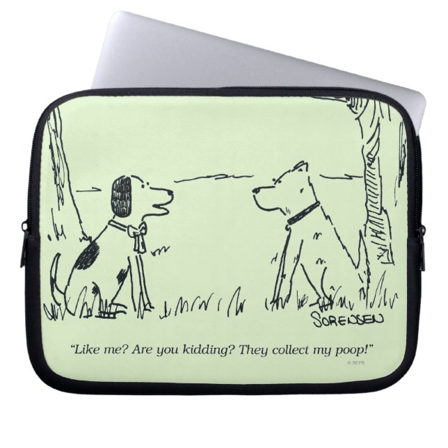 Protection Pour Ordinateur Portable Amour de chien (Devant)