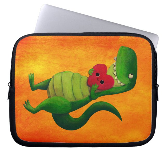 Protection Pour Ordinateur Portable Amour de dinosaure de RAWR (Devant)