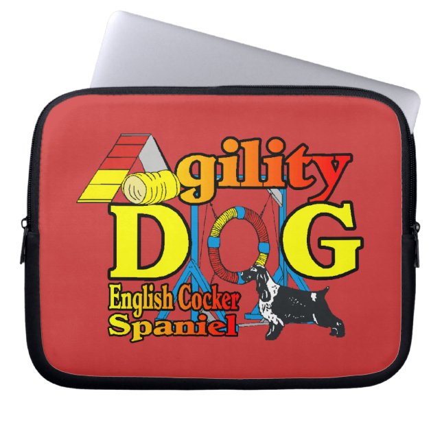 Protection Pour Ordinateur Portable Anglais Cocker Spaniel Agilité (Devant)