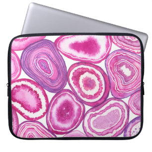 Protection Pour Ordinateur Portable Aquarelle rose