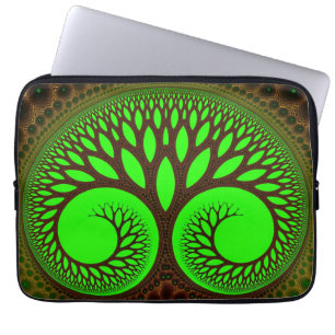 Protection Pour Ordinateur Portable Arbre 2 art Abstrait fractal