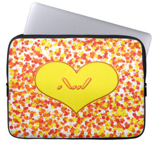 Protection Pour Ordinateur Portable ASL-I Love You with Heart par Shirley Taylor