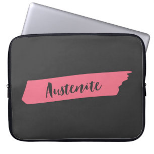 Protection Pour Ordinateur Portable Austenite de pinceau rose