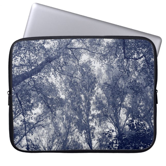 Protection Pour Ordinateur Portable Automne bleu (Devant)