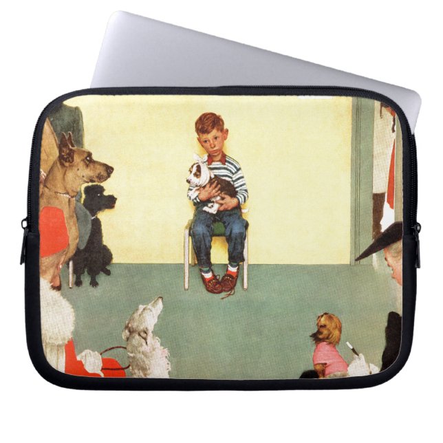 Protection Pour Ordinateur Portable Aux Vets de Norman Rockwell (Devant)