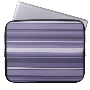 Protection Pour Ordinateur Portable Bandes de cuir violet