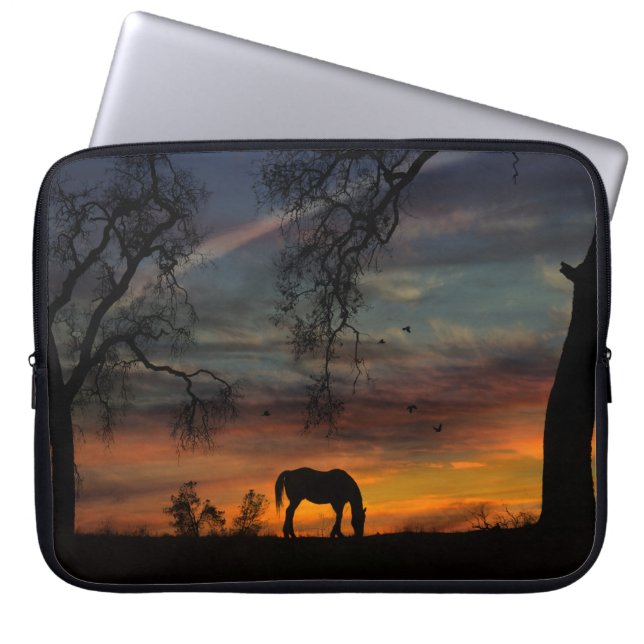Protection Pour Ordinateur Portable Beau Cheval Southwestern Laptop Sleeve (Devant)