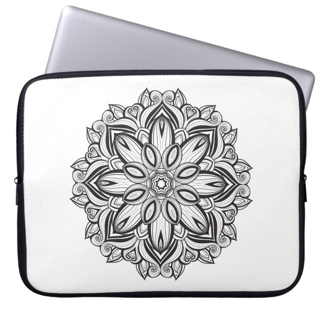 Protection Pour Ordinateur Portable Beau mandala (Devant)