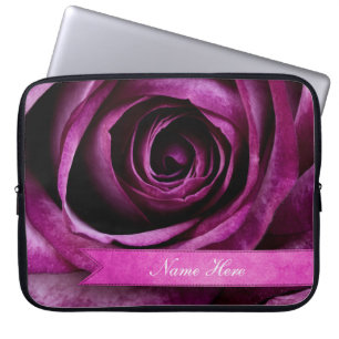 Protection Pour Ordinateur Portable Beau rose dramatique élégant de pourpre avec le