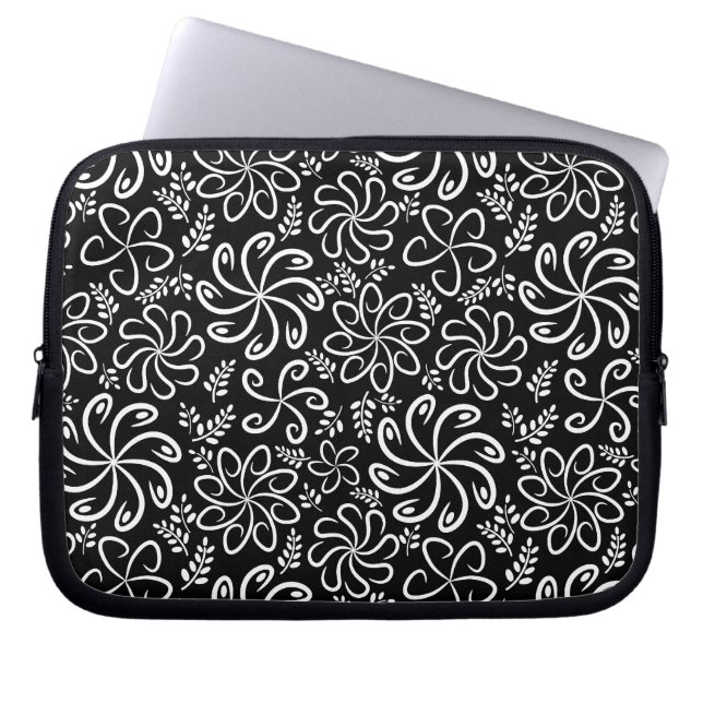 Protection Pour Ordinateur Portable Belle tamis d'ordinateur portable noir et blanc (Devant)
