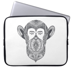 Protection Pour Ordinateur Portable Bête sauvage du griffonnage de forêt