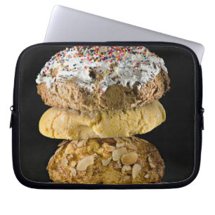 Protection Pour Ordinateur Portable Biscuits dans une pile
