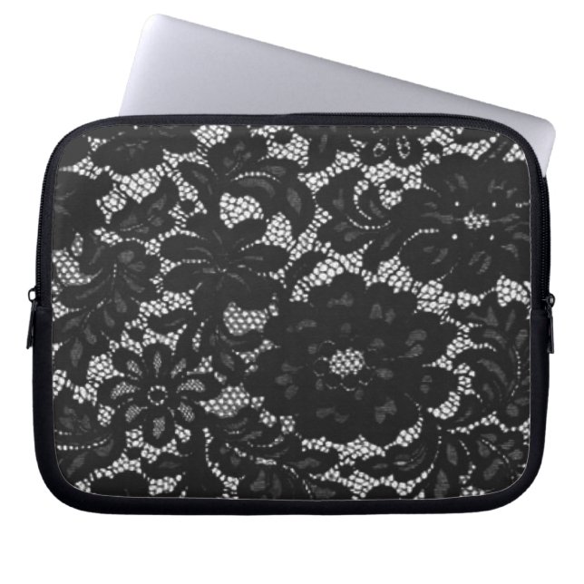 Protection Pour Ordinateur Portable Black Lace (Devant)