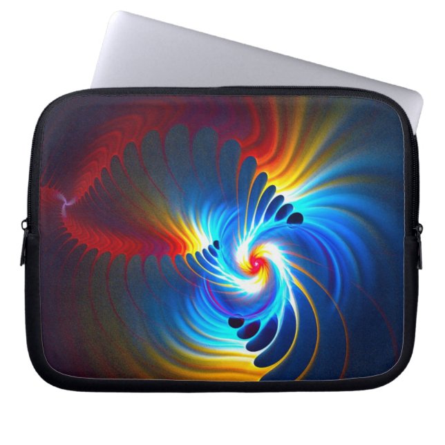 Protection Pour Ordinateur Portable Bleu gravitationnel (Devant)