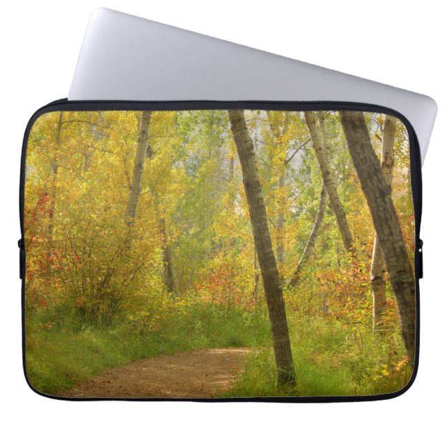 Protection Pour Ordinateur Portable Bois d'automne (Devant)