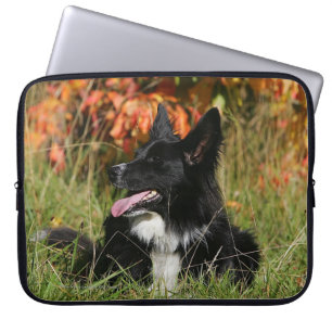 Protection Pour Ordinateur Portable Border collie haletant la fixation