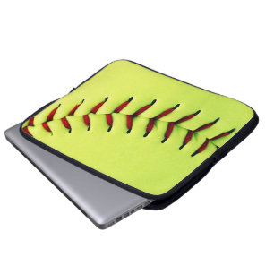 Protection Pour Ordinateur Portable Boule jaune du base-ball