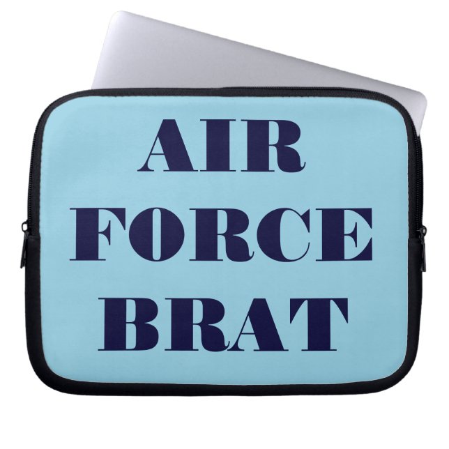 Protection Pour Ordinateur Portable Brat de la Force aérienne (Devant)