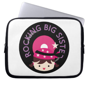 Protection Pour Ordinateur Portable Brunette Rocking Big Sister