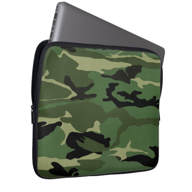 Protection Pour Ordinateur Portable Camo vert (Devant droit)