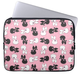 Protection Pour Ordinateur Portable Canicules sur Manche Rose