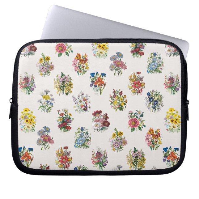 Protection Pour Ordinateur Portable Carnaval des fleurs (Devant)