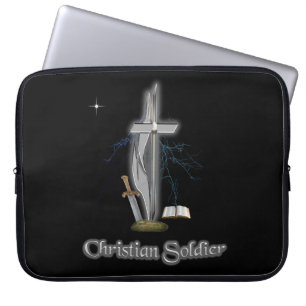Protection Pour Ordinateur Portable Cas chrétiens de soldat