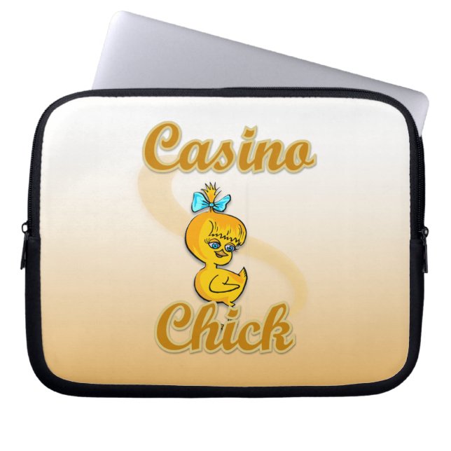Protection Pour Ordinateur Portable Casino Chick (Devant)