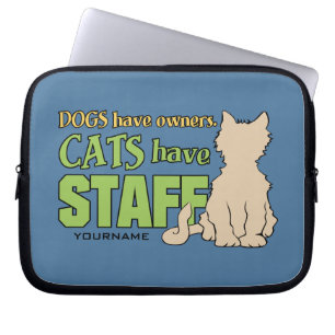 Protection Pour Ordinateur Portable CATS HAVE STAFF custom laptop sleeves