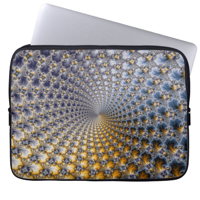 Protection Pour Ordinateur Portable Centrifractalité - Art Fractal (Devant)