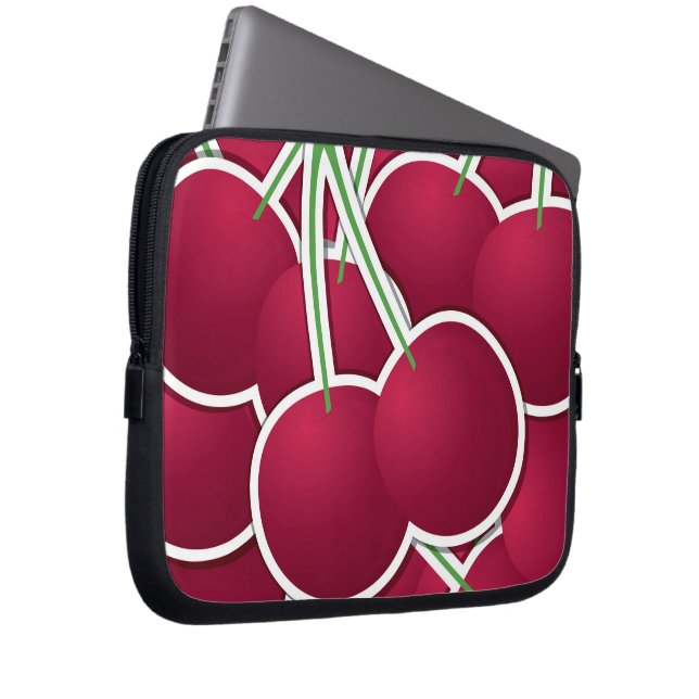 Protection Pour Ordinateur Portable Cerise funky (Devant droit)
