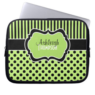 Protection Pour Ordinateur Portable Chaux, noir, blanc, douille d'ordinateur portable
