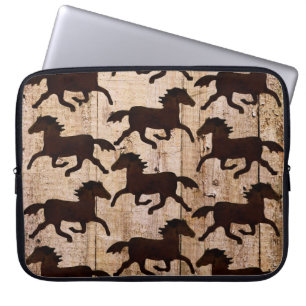Protection Pour Ordinateur Portable Chevaux occidentaux de pays sur les cadeaux en