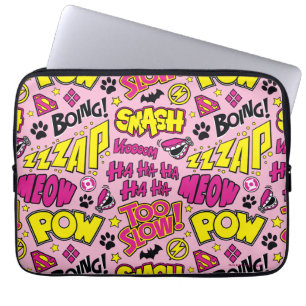 Protection Pour Ordinateur Portable Chibi Comic Phases et Logos Motif