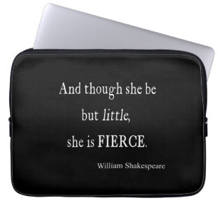 Protection Pour Ordinateur Portable Citation de Shakespeare elle soit de petites mais