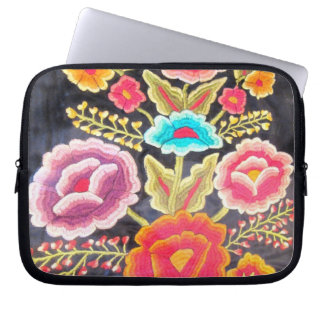 Protection Pour Ordinateur Portable Conception mexicaine de broderie