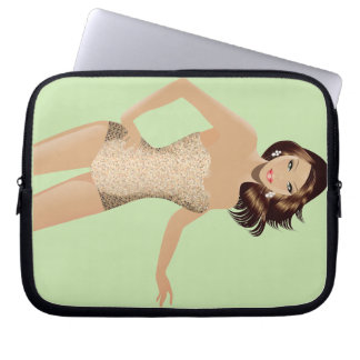 Protection Pour Ordinateur Portable Coque d'ordinateur portable pour fille en maillot