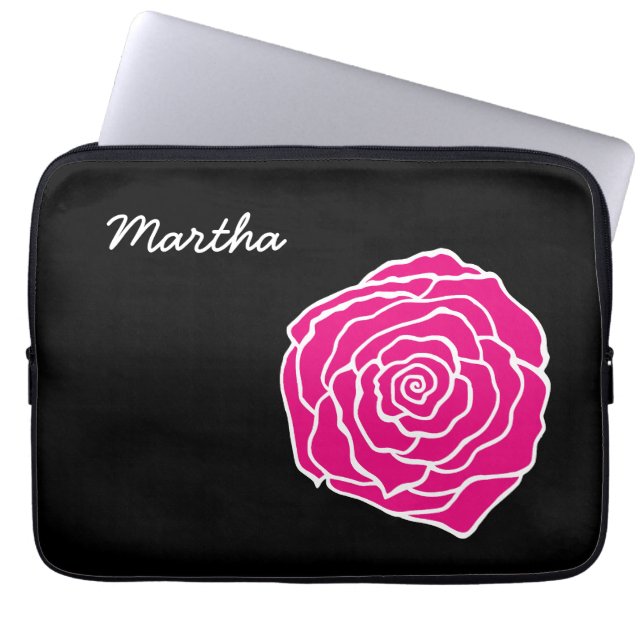 Protection Pour Ordinateur Portable Coque portable Rose personnalisé (Devant)