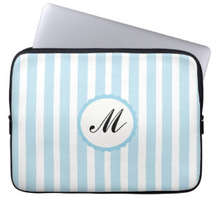 Protection Pour Ordinateur Portable Couche de l'ordinateur portable monogramme bleu bl
