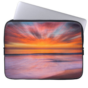Protection Pour Ordinateur Portable Coucher de soleil Tamarack Beach   Carlsbad, CA