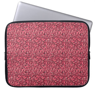 Protection Pour Ordinateur Portable cristal druzy - grenat rouge