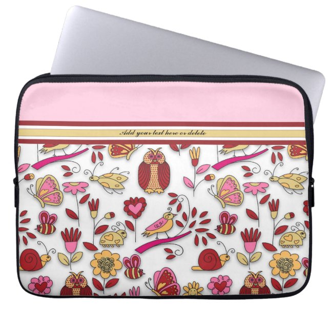 Protection Pour Ordinateur Portable Dans Mon Manche Jardin - Personnaliser (Devant)