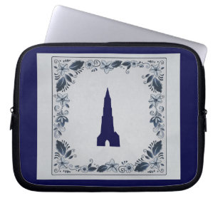 Protection Pour Ordinateur Portable Delft blue tile Nouvelle église dans Delft