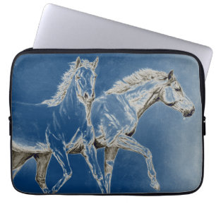 Protection Pour Ordinateur Portable Deux chevaux