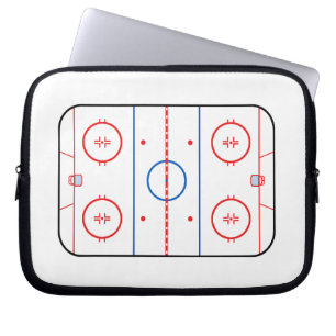 Protection Pour Ordinateur Portable Diagramme de la patinoire Hockey Jeu Compagnon