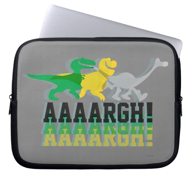 Protection Pour Ordinateur Portable Dinos disent AAAARGH (Devant)