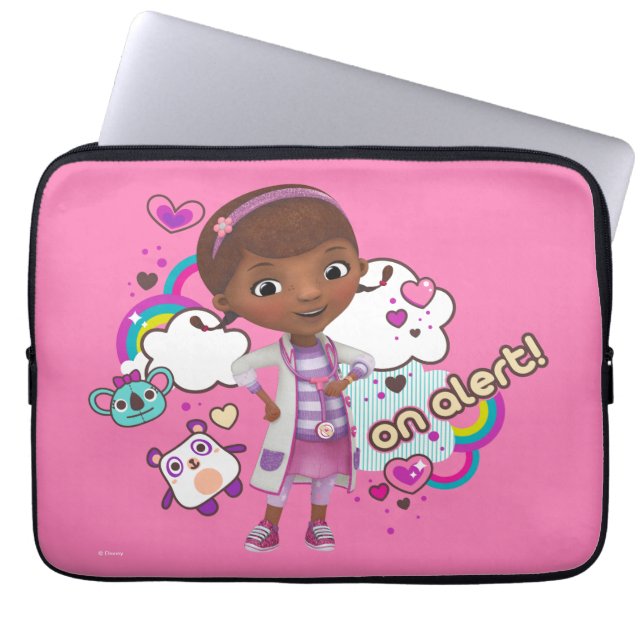 Protection Pour Ordinateur Portable Doc McStuffins | En alerte (Devant)