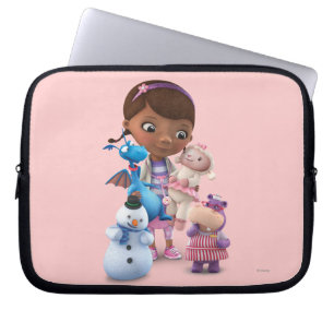 Protection Pour Ordinateur Portable Doc McStuffins et ses amis animaux